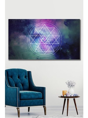 Hediyeler Kapında 50x70 Gökyüzü ve Astroloji Kanvas Tablo