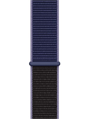 Melikzade Spor Loop Kordon, Apple Watch Series SE/11/10/9/8/7/6/5/4/3 Uyumlu 42mm-41mm-40mm- 38mm, Gece Mavisi