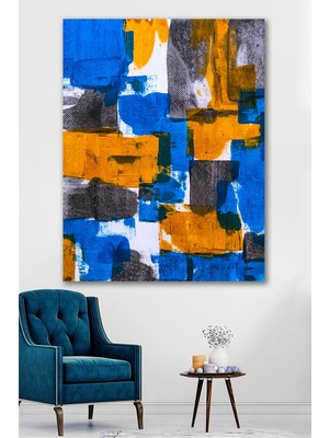 Hediyeler Kapında 50X70 Colorful Piece Sürreal Kanvas Tablo