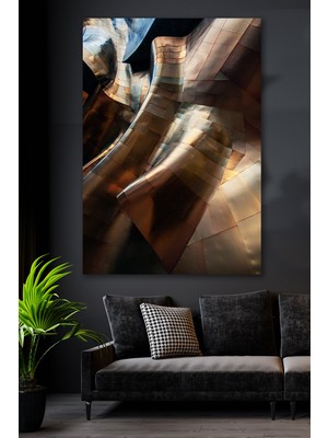 Hediyeler Kapında 50X70 Mekanik Tema Kanvas Duvar Tablo