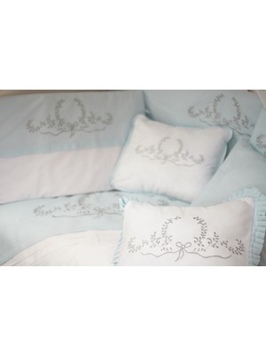 Kista Baby Bebek Uyku Seti Nevresim Takımı 70x130 Silver Mavi