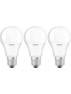 Osram Led Value 10W Beyaz Işık E-27 Ampul 1055 lm 3 lü Paket