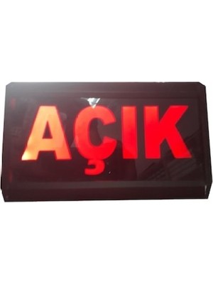 Teknomerkez Ledli Açık Yazısı, Kasa: 9X26 cm