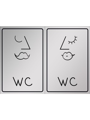 Tellgraf Wc Kapı Isimliği