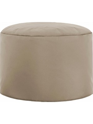 Earmut Yuvarlak Puf 55x30 Vizon