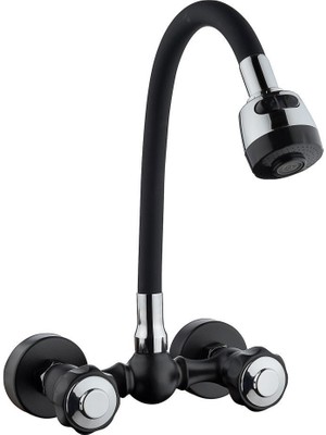 Vilas Nasrettin Siyah Duvardan Esnek Fonksiyonlu Mutfak Bataryası