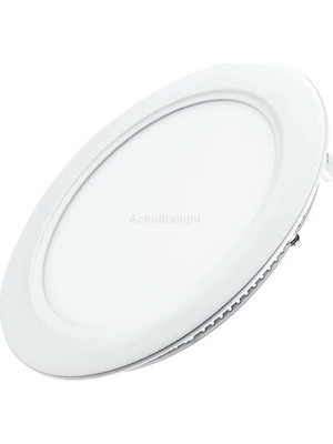 Ack 12W Yuvarlak LED Panel S/a 4000K ACK-AP01-01210
