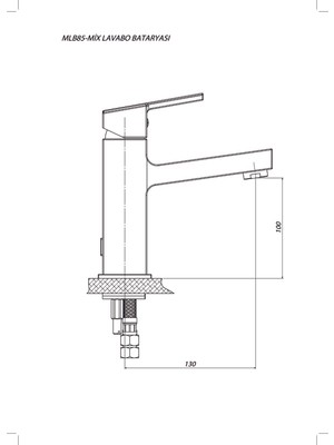 GPD MLB85-C Ritmo Lavabo Bataryası Cold Start Stop