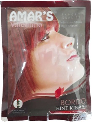 Amar's Hint Kınası - Bordo 10 gr