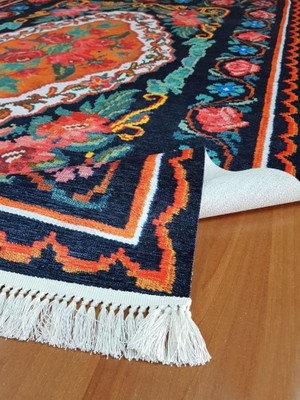 Prizma 6009 Kilim Desen Kaydırmaz Halı 140X200CM