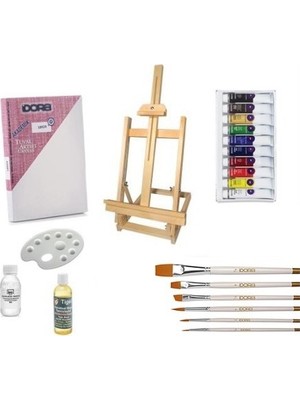 Ümraniye Hobi Sanat Yağlı Boya Başlangıç Seti-7 - Masaüstü Şovale