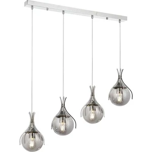 AVONNI AV-60161-4KY Krom Kaplama Modern Avize E27 Metal Cam 70x13cm