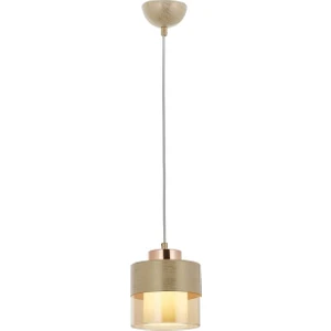 AVONNI AV-60193-1KRM Krem Boyalı Modern Avize E27 Metal Cam 15cm