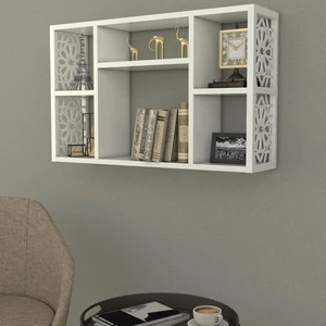 Terek Remaks Dekoratif Duvar Rafı Beyaz