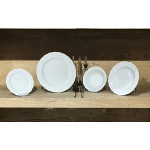 Frilly Beyaz Yemek Takımı 24 Parça