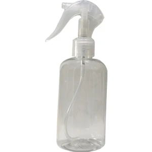 Boş Pet Şişe 250 ml + Valf 10 Adet Takım Triger