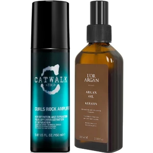 Tigi Catwalk Curls Rock Amplifier 150 ml + Lor Argan Milano Keratin Bakım Yağı 100 ml