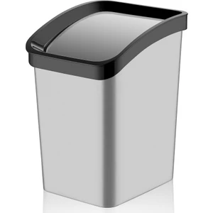 Özer Plastik Kolay Kapaklı Metalize Çöp Kovası 3.3 lt