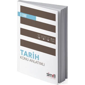 Simya Yayınları  9.Sınıf Tarih Konu Anlatımlı Kitabı