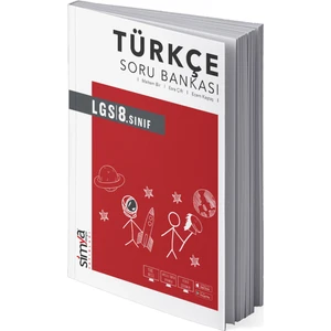Simya Yayınları  8.Sınıf Türkçe Soru Bankası Kitabı