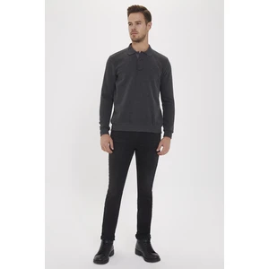 Lee Cooper Newblend Erkek Polo Yaka Sweatshirt