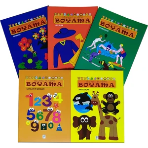 Eğlenceli ve Eğitici Boyama Seti -5 Kitap 4 - 6 Yaş