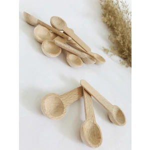 Ahşap Baharat Kaşığı- Baharat Küreği Mini 10'lu