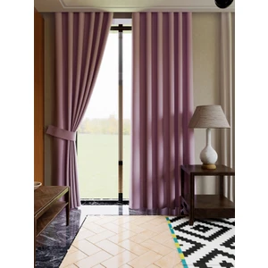 Lüks House Karartma Perde Blackout Fon Perde Gül Kurusu Düz Dikim 400 x 265 cm