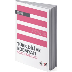 Simya Yayınları  10.Sınıf Türk Dili ve Edebiyat Soru Bankası Kitabı