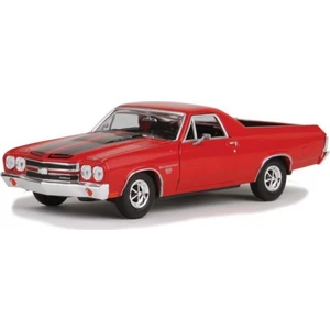 1970 Chevy El Camino Ss 396 1:24 Diecast Model Araba - Kırmızı