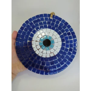 Mozaik Cam El Yapımı Nazar Boncuğu 20 cm