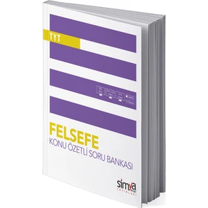 Simya Yayınları  Felsefe TYT Konu Özetli Soru Bankası