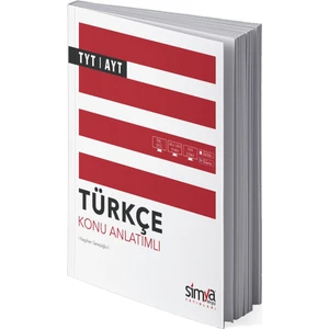 Simya Yayınları  Türkçe TYT - AYT Konu Anlatımlı Kitabı