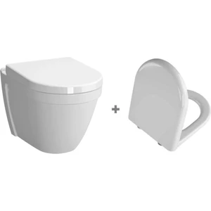 Vitra S50 Rim Ex Asma Klozet 5956L003-0559+Vitra Universal 2 Soft Kapak 121-003-909