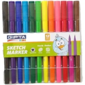 Sketch Üçgen Gövde Keçeli Kalem 12'li