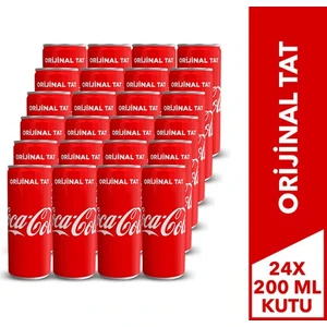 Coca Cola Kutu 200 ml 24'lü