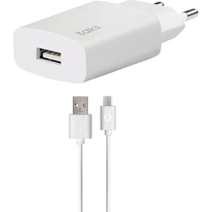 TS01 Micro-Usb Kablolu Şarj Cihazı / Şarj Aleti / Adaptör