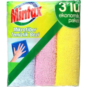 Mikrofiber Temizlik Bezi 3'lü