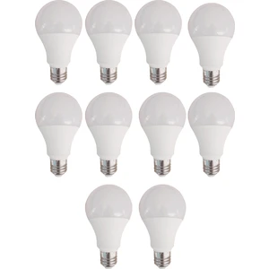N&D Lighting 9watt E-27 Duylu Yüksek Lümen Led Ampul ( Beyaz Işık 10 Adet)