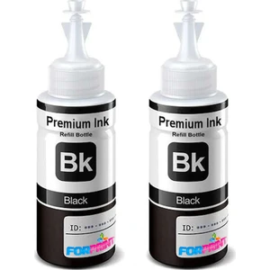 Epson L3050/L3060/L3070/L1300/L456/L386/L455 Uyumlu Forprint Ecoplus (2 Adet 70ML Siyah Mürekkep)