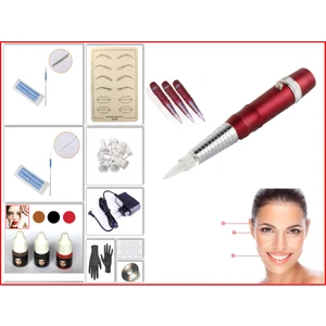 XL-3004 Kalem Tipi Kalıcı Makyaj Makinası Seti - 10 Parça - Hız Ayarı Yapabilirsiniz