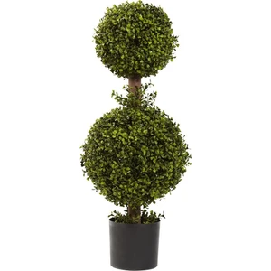 Yapay Ağaç Şimşir Top Büyük ve Orta Top 2li Model 70X28CM