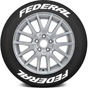Ps Stickers Lastik Yazısı 8li Federal  Stıker