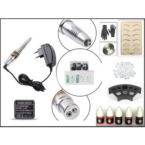 XLM-649 Silver Kalıcı Makyaj Makinası Seti li