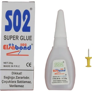 S02 Hızlı Japon Yapıştırıcı 20 gr 3'lü