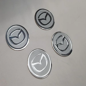 Jant Göbeği Arma Mazda Alüminyum 60 mm 4'lü Set Silver