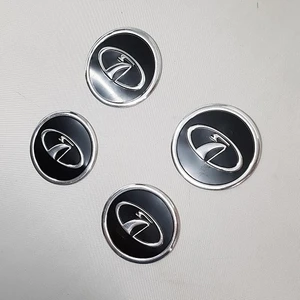 Jant Göbeği Arma Lada Alüminyum 60 mm 4'lü Set Siyah