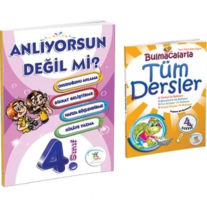 5 RENK YAYINEVİ 4. Sınıf Anlıyorsun Değil Mi? Bulmacalarla Tüm Dersler