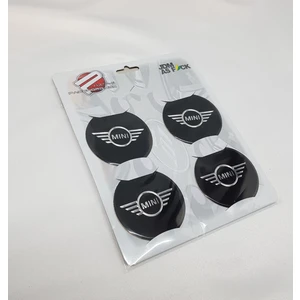 Jant Göbeği Arma Mini Cooper 60 mm 4'lü Set Siyah Alüminyum