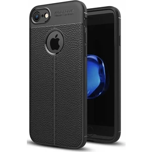 Apple iPhone 7 Deri Görünümlü Lux Niss Silikon Kılıf